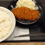 松屋/松のや - 料理写真:カツ定食ライス大盛り税込690円