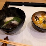 馬車道 大かわ - ズワイ蟹の真薯