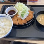 松のや - 料理写真:鬼おろしポン酢ロースかつ定食
