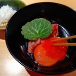 六本木 大皿焼肉 老中 - 大分産卵黄