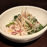 座standbar Base - 牡蠣と白子の相盛りポン酢 ¥900