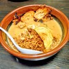 麺場 唐崎商店 - (北海道味噌) 味噌漬け炙りチャーシュー麺 (麺半量)