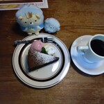 窯右衛門 - ガトーショコラ  ブレンド珈琲  おうじ  おつきのコ