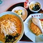 ラーメン道楽の店 あたりや - 料理写真:お得なセットです！