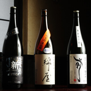料理との相性を考え厳選した日本酒◎季節のお酒もご用意！