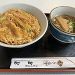 玉屋 - 本日のサービスカツ丼とそば750円