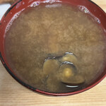はやふね食堂 - しじみの味噌汁150円