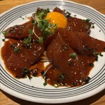 居酒家 でいりぐち - マグロのユッケ風