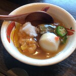 ごだいご - 鱈餡掛け