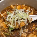 鶏白湯らーめん 自由が丘蔭山 - 白ネギ麻婆٩(ˊᗜ  ˋ*)و