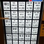 中華そば しば田 - お金を入れてからボタンを押してください