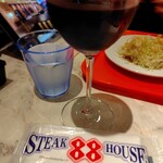 ステーキハウス88Jr. - 赤ワイン@550