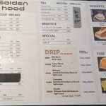 GOLDEN hood - メニュー