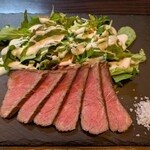 和食彩　匠家 - 　ローストビーフ。塩で。肉の旨みがわかる