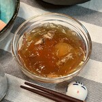 ラッコズ ニューヨークスタイルピザ - んで鰆のアラ煮の煮凝りサイコー❗️