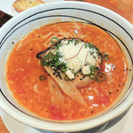 拉麺ひらり - トマチリ+粉チーズ