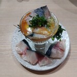 大衆居酒屋 博多どんたく 新小岩店 - 名物溢れ胡麻サバ(968円)