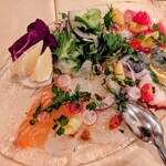 デリツィオーゾ フィレンツェ - 鮮魚のカルパッチョ