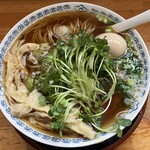じげん - さば節ラーメン(醤油)＋味玉