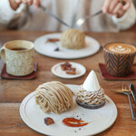 ミネロワ - 料理写真:モンブラン ＆ モンテビアンコ☆