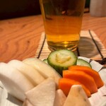 焼鳥 美鶏 - 自家製ぬか漬け♪