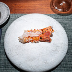 蒼 - 長井さかな人長谷川さんより赤座海老とビスク 焼きたてのブリオッシュ