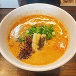 担担麺家 たけうち - 焼きねぎポタージュ担々麺辛さ多め