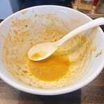 担担麺家 たけうち - あれ？！汁まで飲み干してしまった！