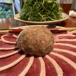 柳町 - こちらも鴨です、鴨団子