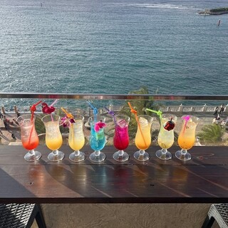 写真映え♪自家製シロップを使ったトロピカルフルーツサワー♪