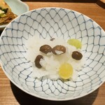 日本料理FUJI - 【写真⑭】零余子と銀杏のご飯