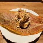 日本料理FUJI - 【写真⑦】四ツ溝柿(富士宮)の金胡麻(藤枝)白和え