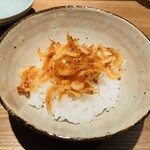日本料理FUJI - 【写真⑯】揚げ桜海老載せご飯