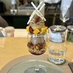 Maison heureux - 柿と栗のパフェ