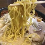 薄野 中村屋 - 「味噌ラーメン」……麺もツルシコ食感で美味い！