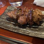焼き鳥アポロ - レバー！！このボリューム感！とろり。