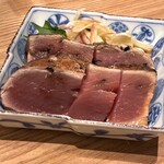 土佐みょうじん - 　藁焼き鰹たたき　タレ。