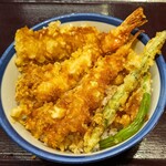 天丼てんや - 料理写真:海老とイカの上天丼