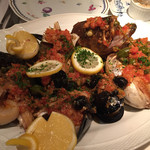 とみよし - 鯛・アラなどの煮こみ
イタリア料理のアクアパッツァ風で美味しかった^_^