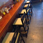 上州屋 - 店内 カウンター席