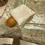 鮨みやもと - カラスミ、餅