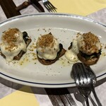 ＆GRILL - 北海道産 真タラ白子のムニエルとちぢみほうれん草のブルスケッタ