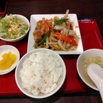 中国菜館煌華 - スブタ定食