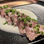 ミートタケシ - 和牛ハツパッチョ