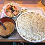 天茶屋 七蔵 - 中＋ミニ丼ぶりセット￥1,600　2025.11.12