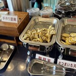 エヴァンタイユ ゴルフクラブ レストラン - 舞茸天　さつまいも天