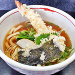 手打庵 - 天ぷらうどん