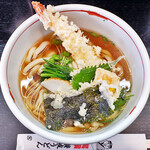 手打庵 - 料理写真:天ぷらうどん