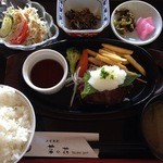 お食事処 菜の花 - ハンバーグ定食