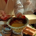 六本木 大皿焼肉 老中 - 【私のお勧め①】近江彦根和牛京味噌漬け